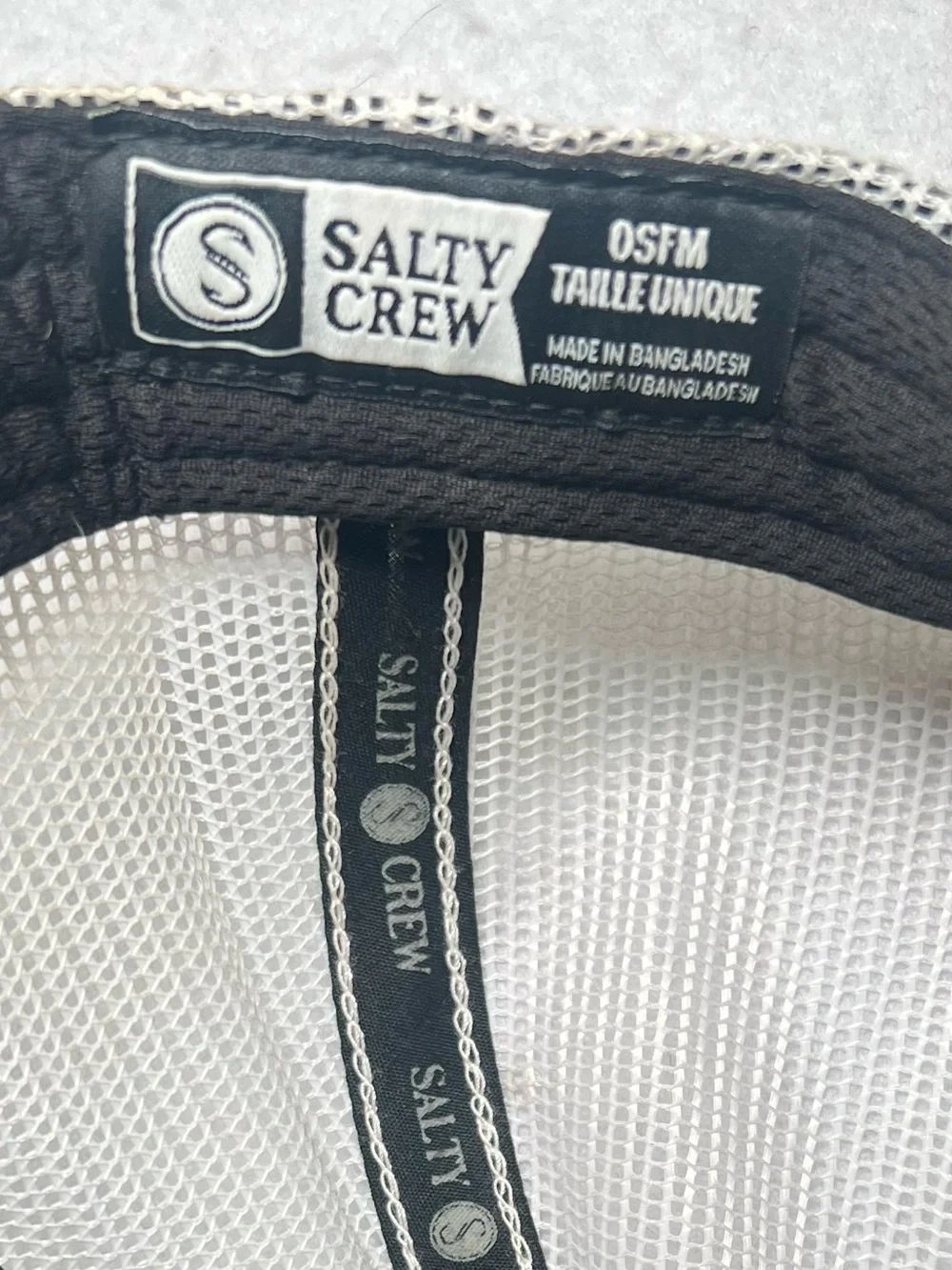 Salty Crew Youth Sealine Retro Trucker Hat Navy Blue OSFM Snapback Cap